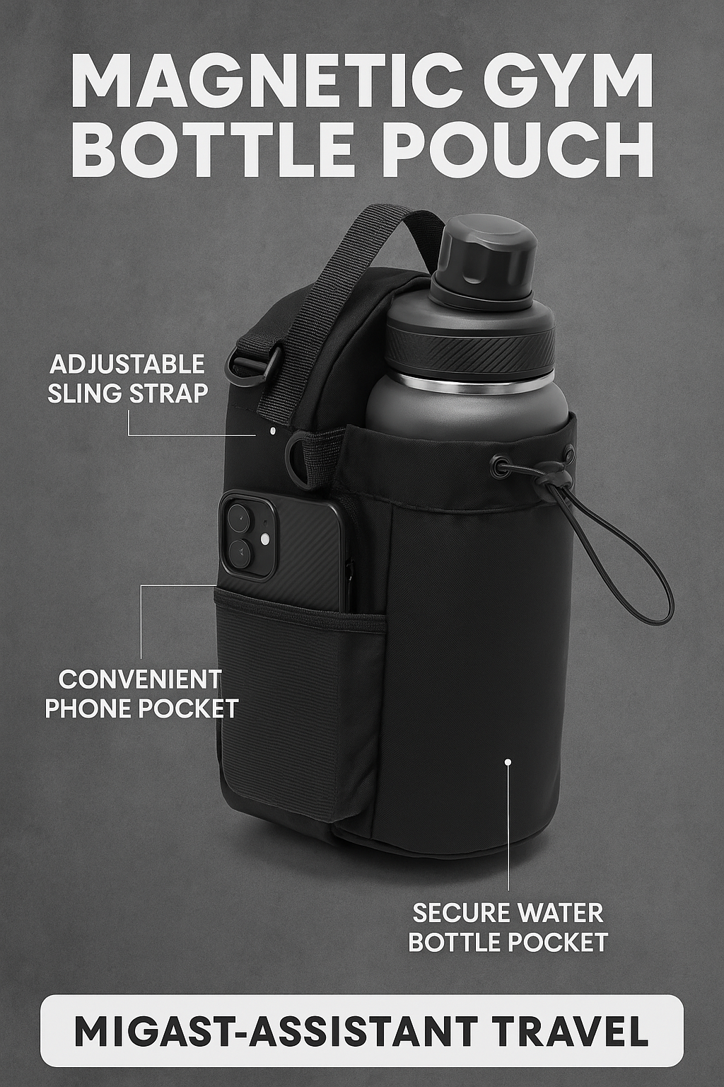 ProMagna Bag- Magnetic Fitness Kettle & Pannier Bag