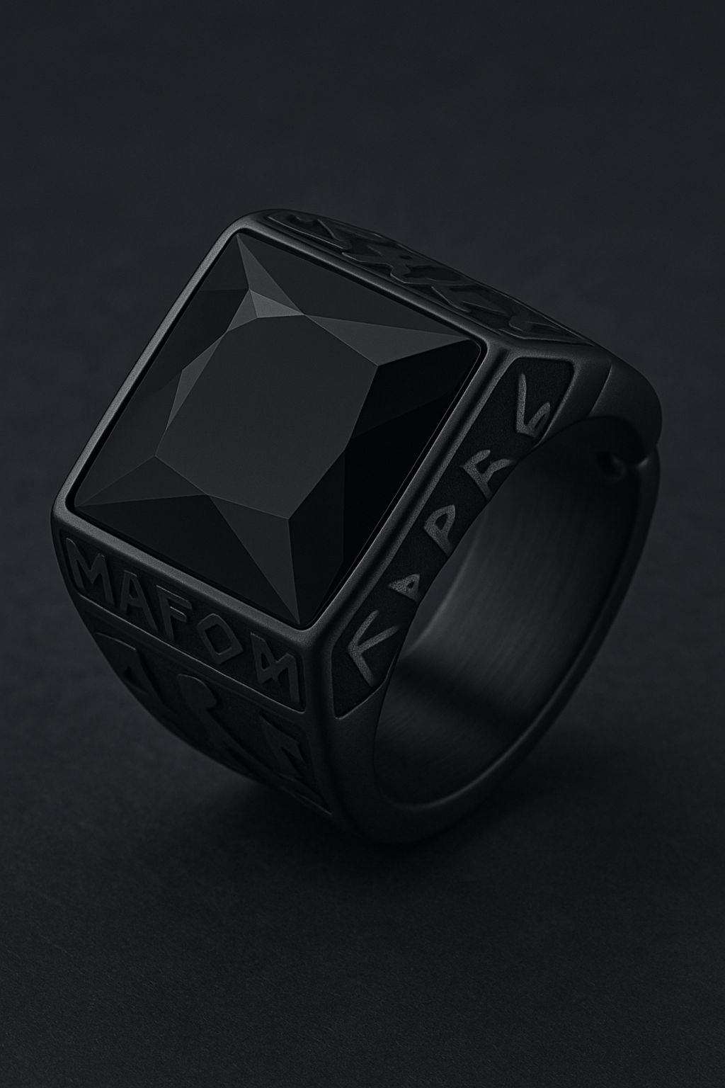 Signature Black Onyx Cuban Link - Men's Ring