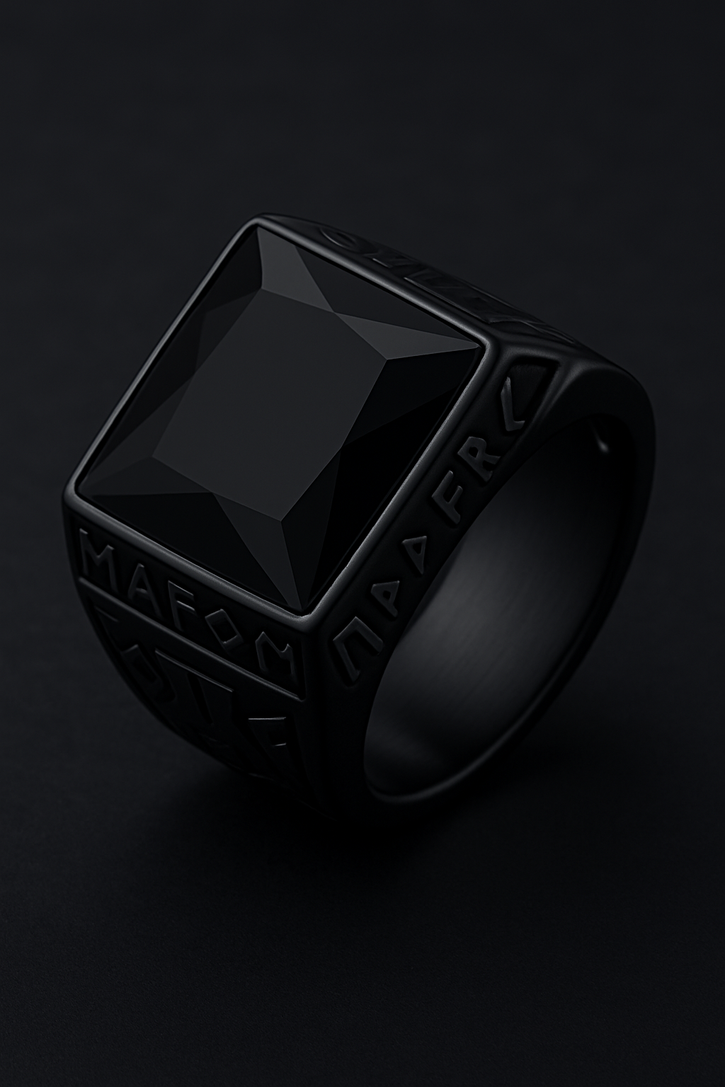 Signature Black Onyx Cuban Link - Men's Ring